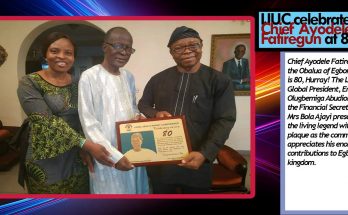 IJUC celebrates Chief Ayodele Fatiregun at 80!